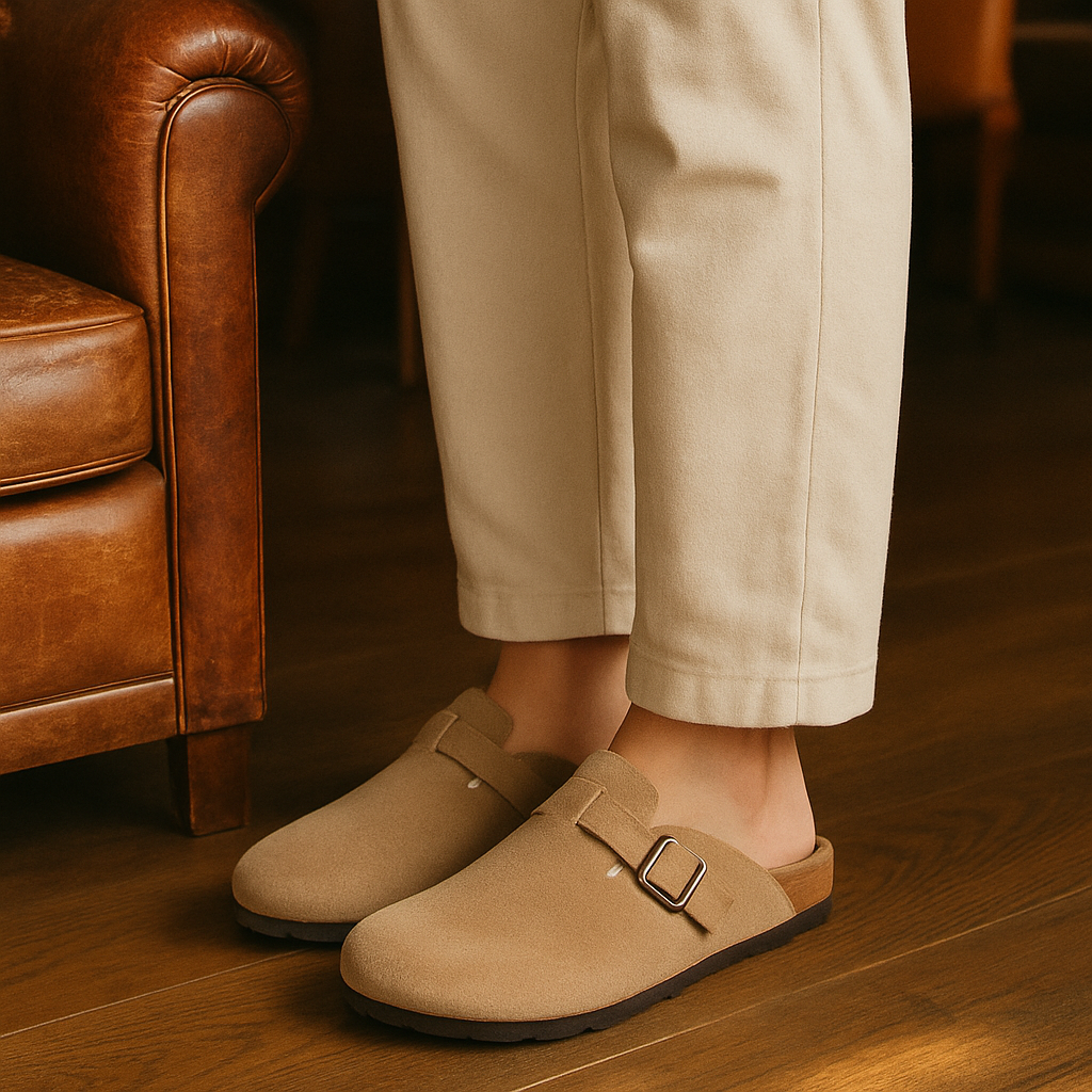 The Marceau - Herren Clogs Kalbswildleder verschiedene Farben