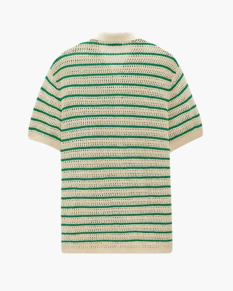 Herren T-Shirt Baumwolle mit Mesh-Details, Kurzarm, Atmungsaktiv, Freizeit und Sport 3