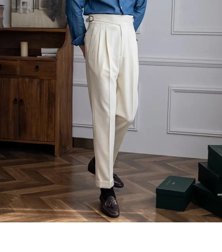 Le Napoli - Herren Pantalon Old Money Stil