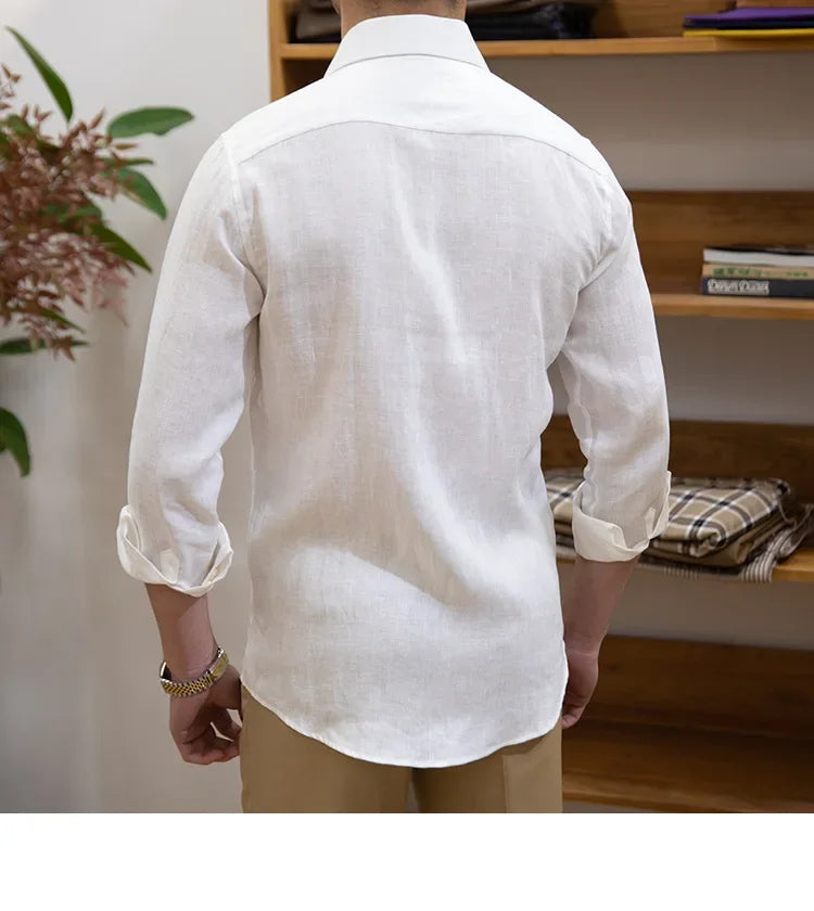 Léon - Herren Leinenhemd Regular Fit