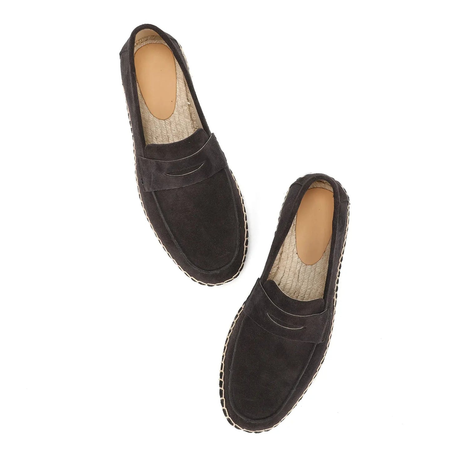 The Antibes - Herren Espadrille Loafer Wildleder Braun Old Money Stil