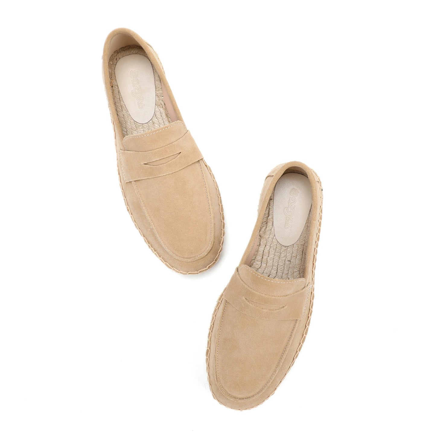 The Antibes - Herren Espadrille Loafer Wildleder Braun Old Money Stil