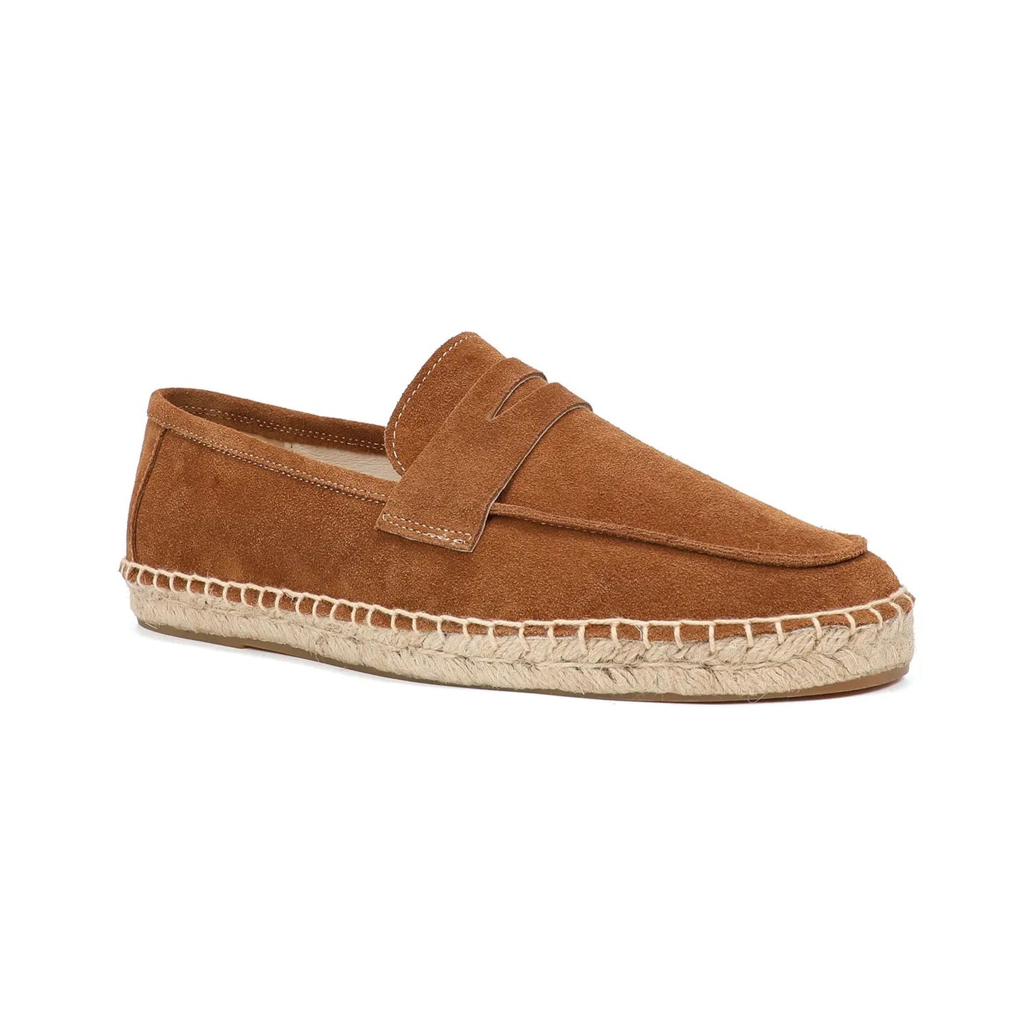 The Antibes - Herren Espadrille Loafer Wildleder Braun Old Money Stil