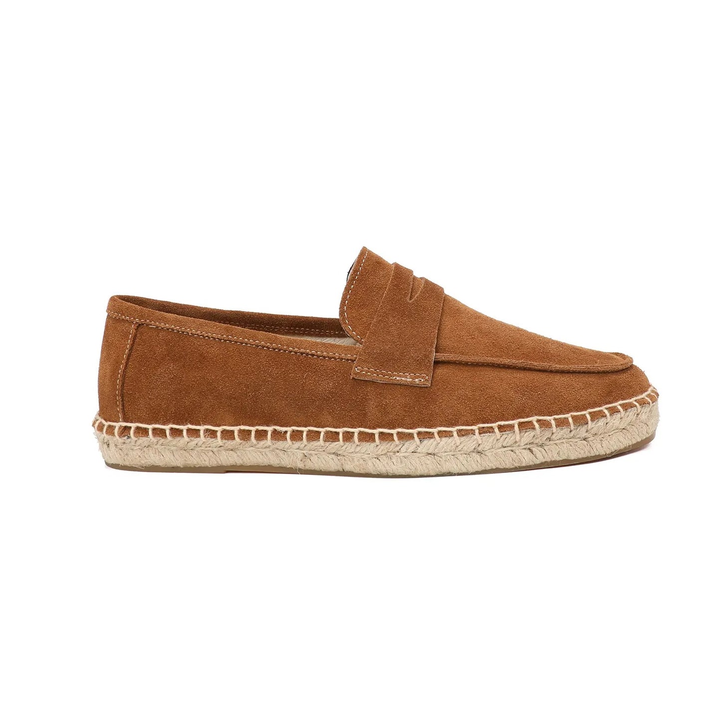 The Antibes - Herren Espadrille Loafer Wildleder Braun Old Money Stil