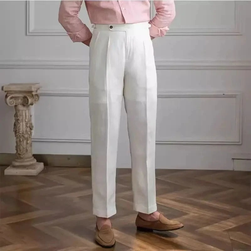 Le Bohème - Herren Leinenhose mit Side Adjuster