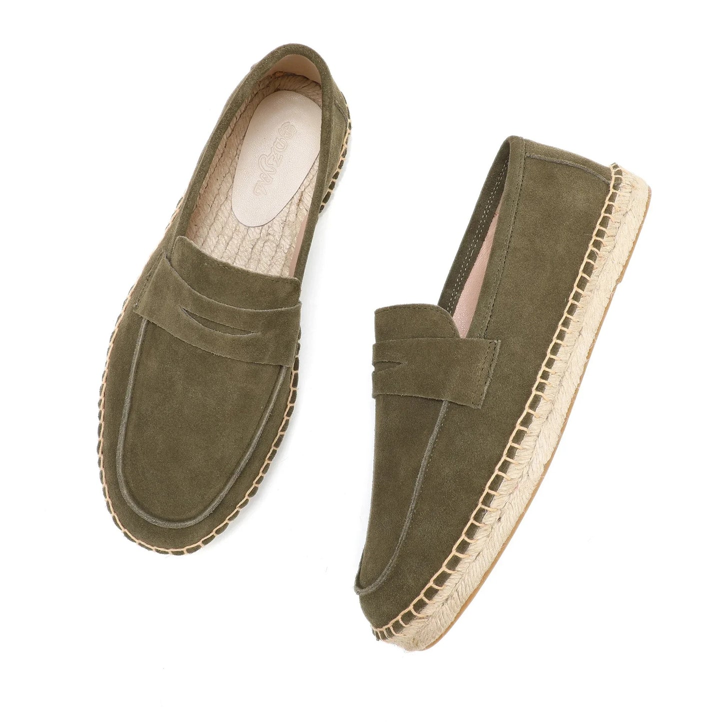 The Antibes - Herren Espadrille Loafer Wildleder Braun Old Money Stil