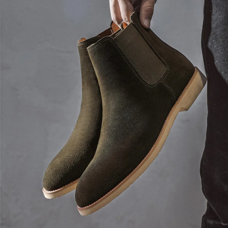 The London - Herren Chelsea Boots Elegante Slip-Ons