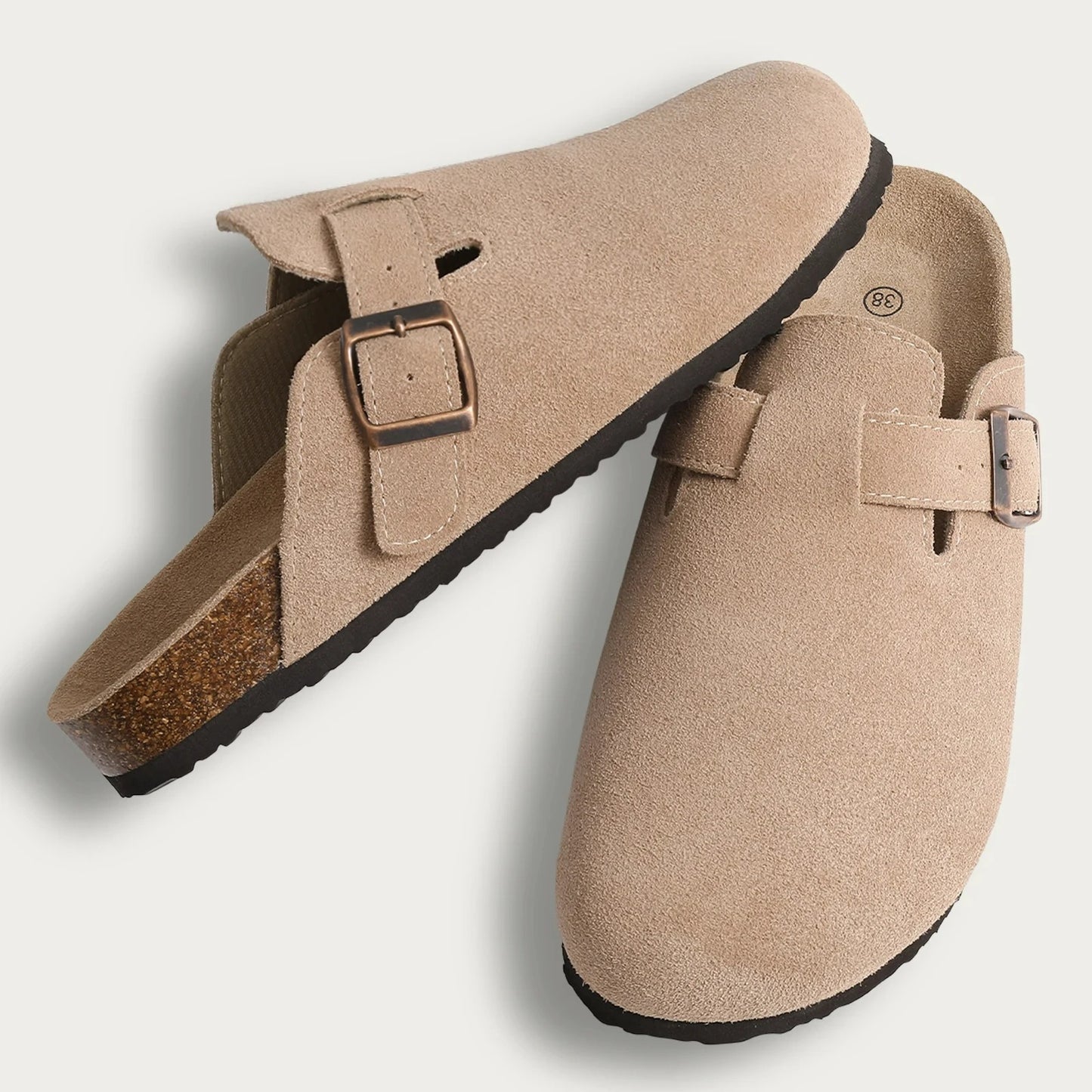 The Marceau - Herren Clogs Kalbswildleder verschiedene Farben