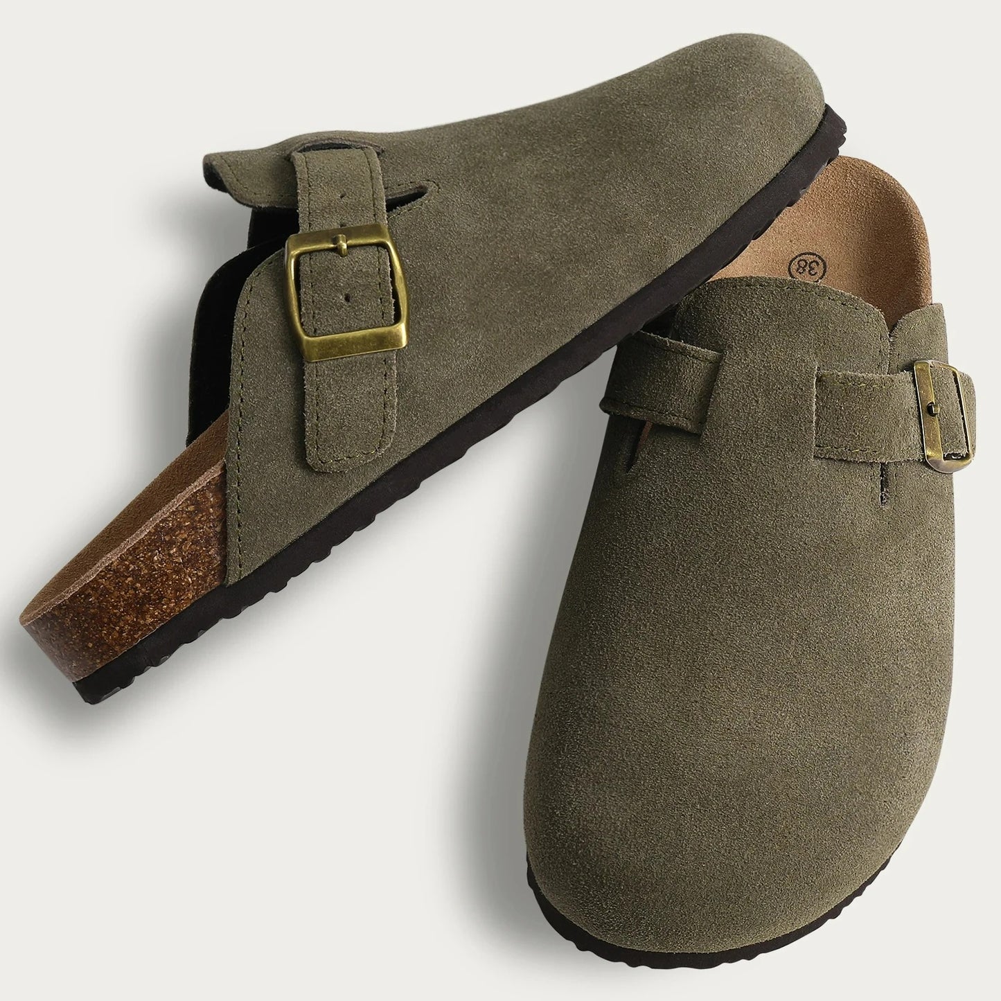 The Marceau - Herren Clogs Kalbswildleder verschiedene Farben