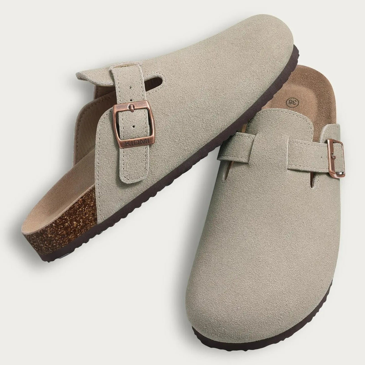 The Marceau - Herren Clogs Kalbswildleder verschiedene Farben
