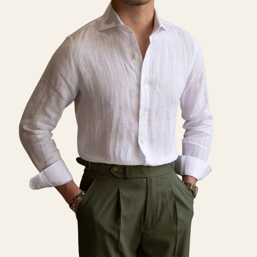 Léon - Herren Leinenhemd Regular Fit