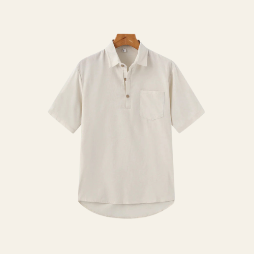 Théo - Herren Polohemd 100% Leinen