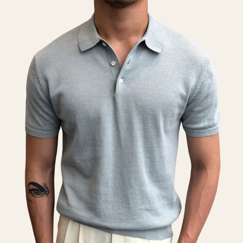 Léonard - Herren Polo Shirt Baumwolle Old Money Style
