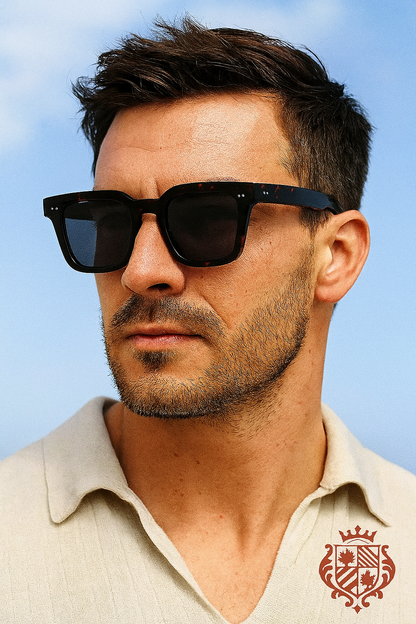 Herren Sonnenbrille Schwarz UV400