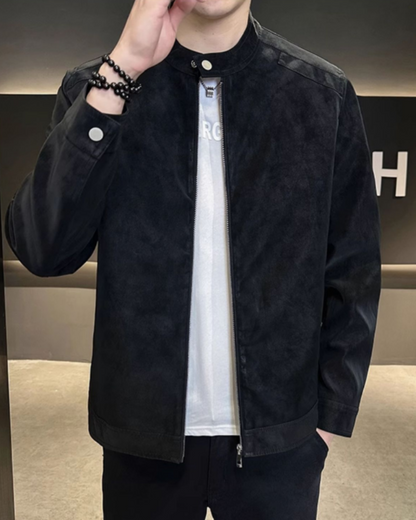 Elegante Jacke aus hochwertigem Wildleder