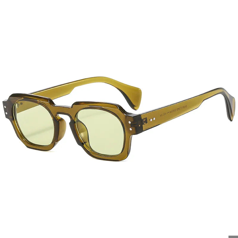 Damen Sonnenbrille Retro Schwarz Grau Kunststoff UV400 3