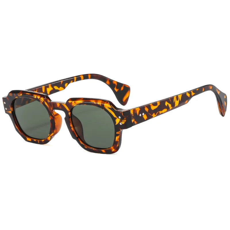 Damen Sonnenbrille Retro Schwarz Grau Kunststoff UV400 4