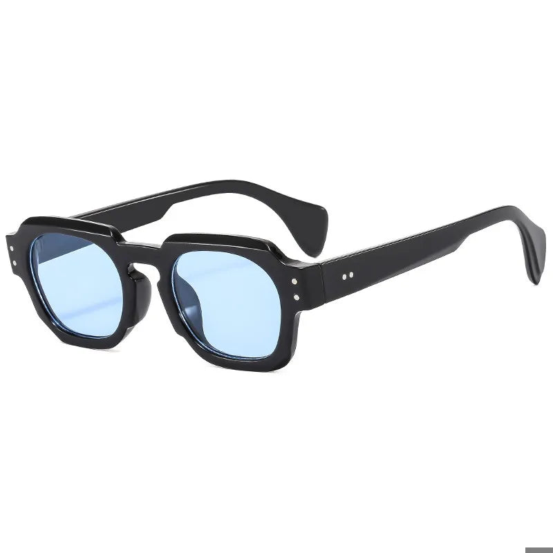 Damen Sonnenbrille Retro Schwarz Grau Kunststoff UV400 5