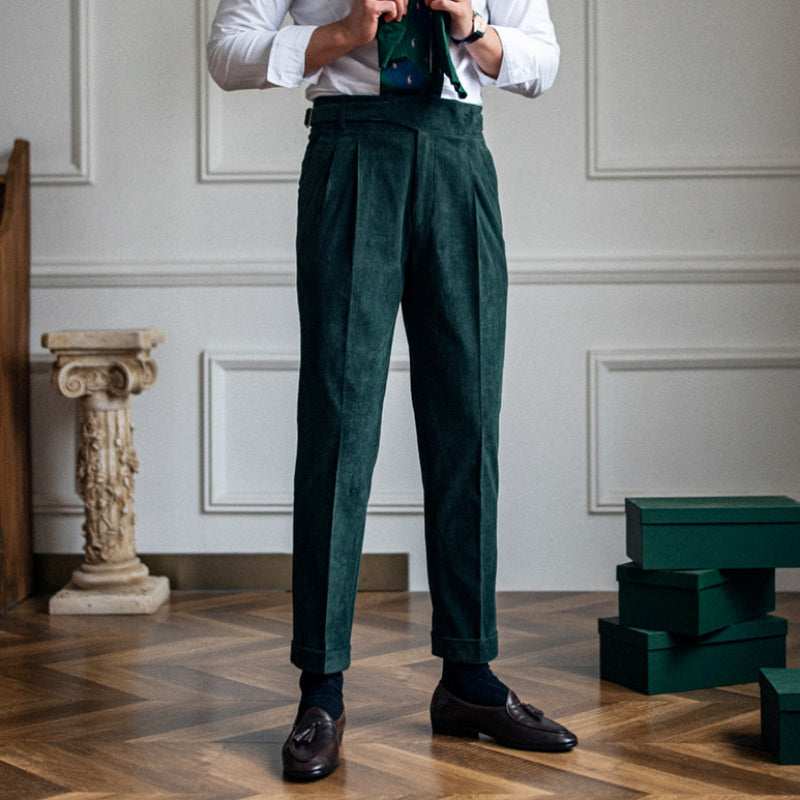 Herren Cordhose Retro Stil Polyester Hochwertig