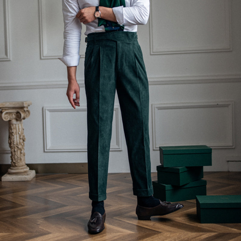 Herren Cordhose Retro Stil Polyester Hochwertig