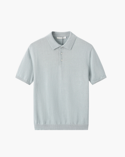 Herren Langarmshirt Baumwolle Old Money Style 1