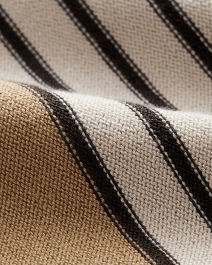 Herren Polo Shirt Gestreift 100% Baumwolle Casual 5