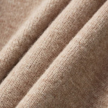 Herren Pullover Viertel-Zip Merinowolle Old Money Style