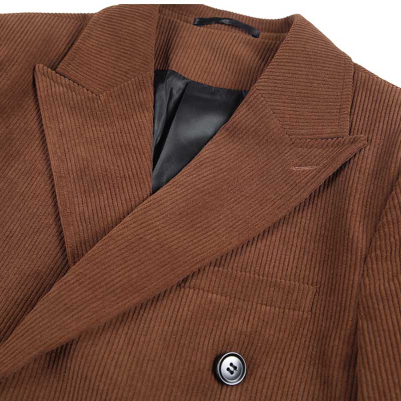 Herren Sakko Corduroy Slim Fit Polyester 7