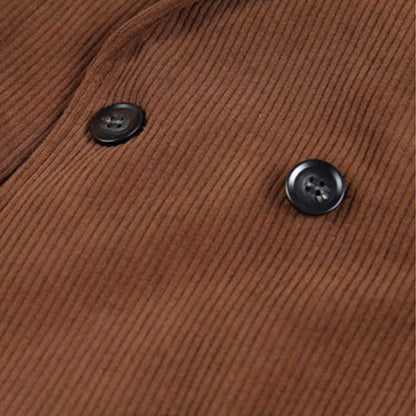 Herren Sakko Corduroy Slim Fit Polyester 8