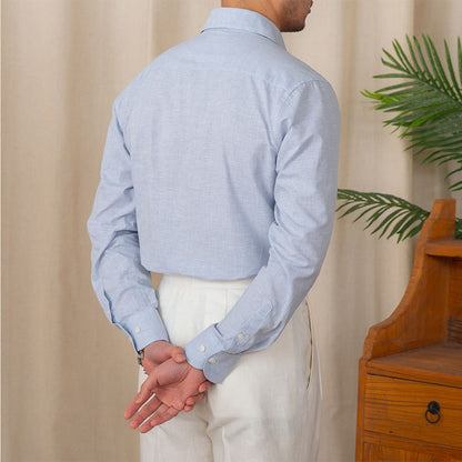 Victor - Herren Slim Fit Langarmhemd Baumwolle 82% - Elegantes Hemd für Geschäfts- und formelle Anlässe