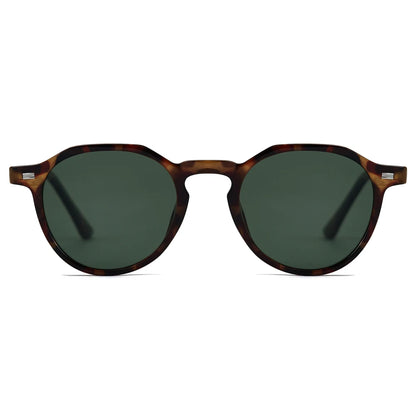 Herren Sonnenbrille TR90 Rahmen Leopardenmuster Grün Polarisierte Gläser 1