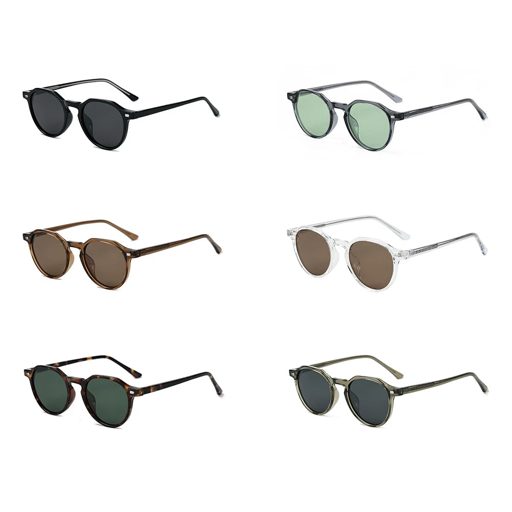 Herren Sonnenbrille TR90 Rahmen Leopardenmuster Grün Polarisierte Gläser 4