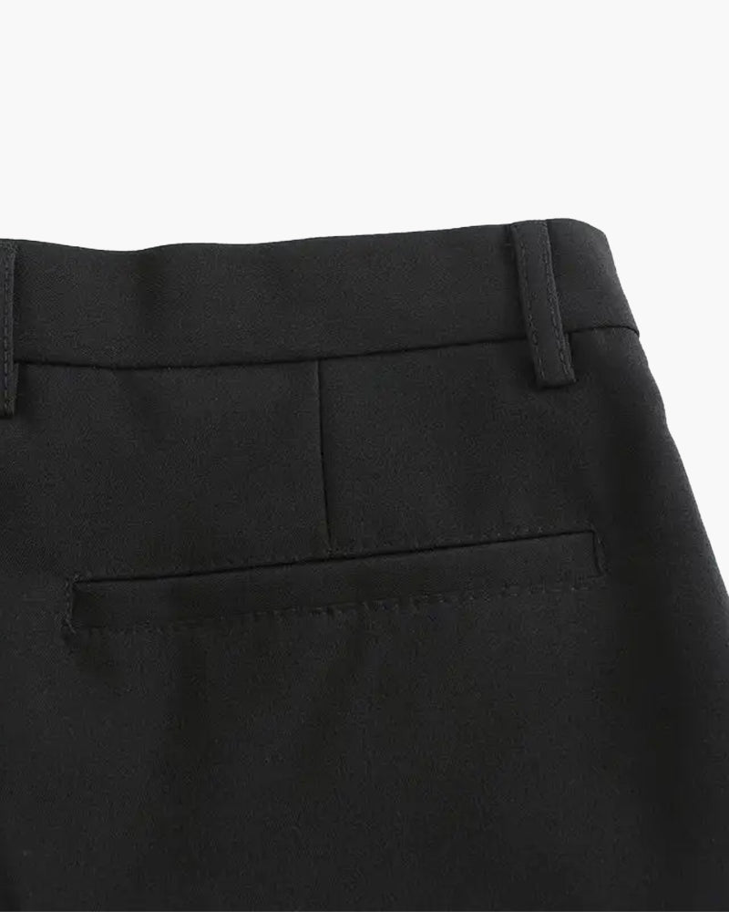 Herren Stretchhose Schwarz Größe M Baumwolle Polyester 3