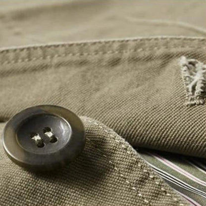 Herrenjacke Baumwolle Casual Klassisch 7