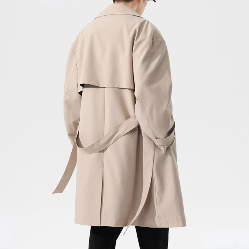 Herrenmantel Mittellang Casual Stil