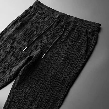 L’ensemble Nice - Herren Polohemd und Hose Set Seersucker