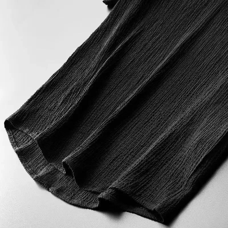 L’ensemble Nice - Herren Polohemd und Hose Set Seersucker