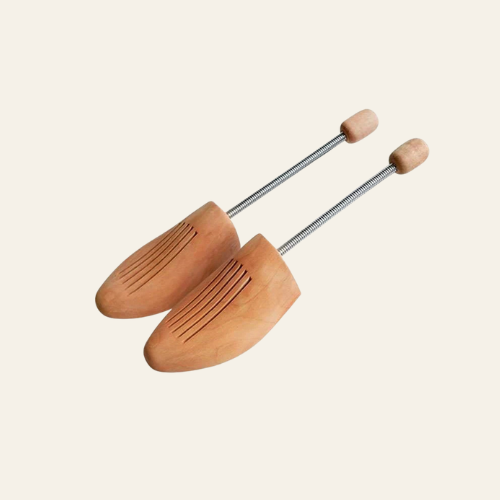 Schuhbaum Holz Verstellbarer Federmechanismus für Herrenmode