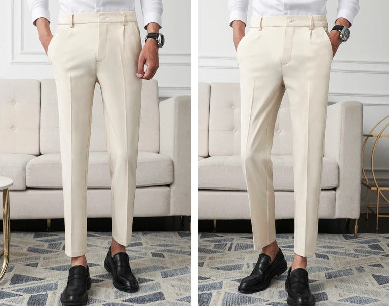 Le Valmont - Herren Stretchhose Slim Baumwolle Polyester