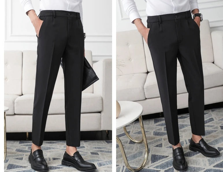 Le Valmont - Herren Stretchhose Slim Baumwolle Polyester