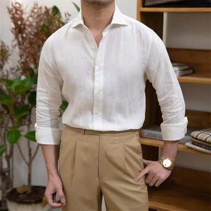 Léon - Herren Leinenhemd Regular Fit